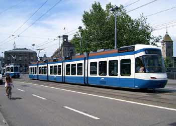 Light rail / other traffic segregation in Zürich.