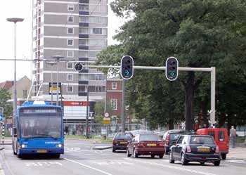Arnhem trolleybus rapid transit.