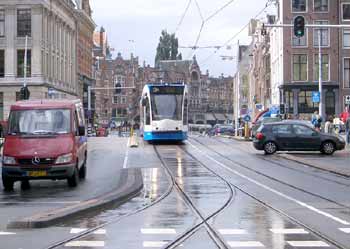 Light rail / other traffic segregation in Amsterdam.