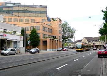 Light rail / other traffic segregation in Karlsruhe.