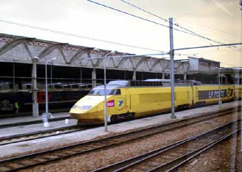 French TGV Duplex - double deck TGV train.
