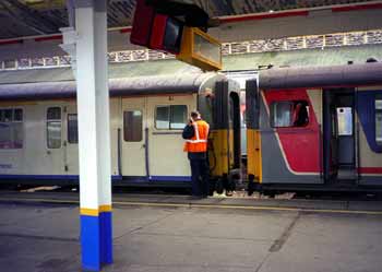 Train now divided into two so that different portions can go to different places.