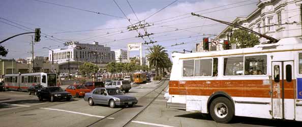 Electric Public Transport In San Francisco.