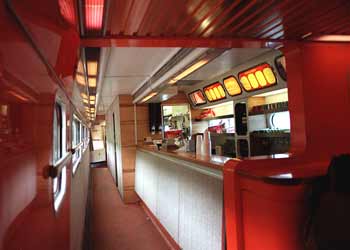 HST InterCity 125 buffet carriage.