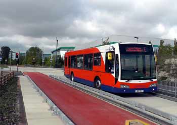 Luton Dunstable OBahn Guided Busway.